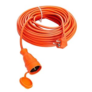 Bylion 20 Metre Seyyar Uzatma Kablosu 3x1.5 Mm Turuncu CCA Kablo