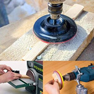 100 Adet Cırt Zımpara 115 Mm Spiral Avuç Taşlama 220 Kum
