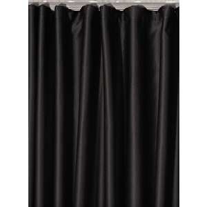 Siyah Blackout Perde Pilesiz Ekstraforlu 250x260 cm