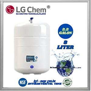 Aqua Deutsche 2.2 Galon (8 Lt) Anti̇bakteri̇yel Çeli̇k Su Aritma Ci̇hazi Tanki