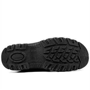 Yepa Hava Alan Yazlık Hakiki Deri Çelik Burunlu Çok Amaçlı İş Güvenliği Ayakkabısı Siyah