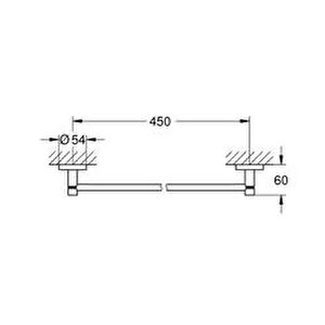 Essentıals Havluluk 45cm 40688001