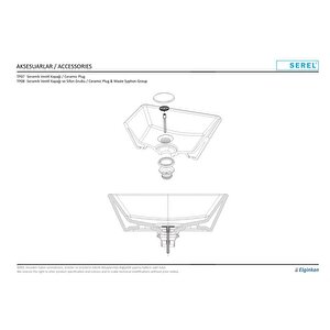 Serel Seramik Tapa Ve Lavabo Sifonu Tp08stl110h