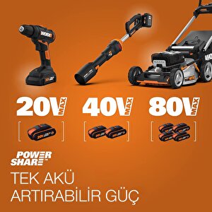 Worx Wa3604 20volt 4.0ah Powershare Li-ion Akü Ve Akü Şarj Cihazı