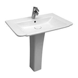 Diagonal Lavabo 48x85 Cm (dg35) + Diagonal Tam Ayak (dg05)