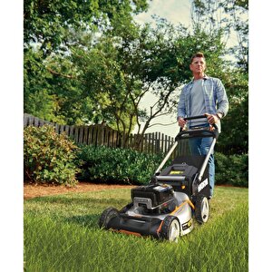 Worx Wg761e 80volt 4.0ah. Li-ion 51cm Profesyonel Kömürsüz Şarjlı Çim Biçme