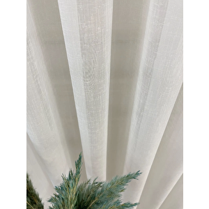 Keten Tül Perde 1/3 Sık Pile 350x260 cm