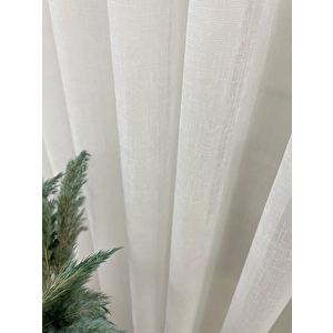 Keten Tül Perde 1/3 Sık Pile 100x250 cm