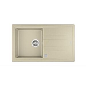Stone 50 B-tg Topasbeige Granit Eviye 115330018