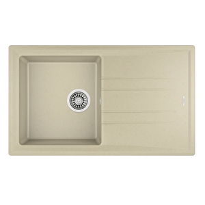 Stone 50 B-tg Topasbeige Granit Eviye 115330018