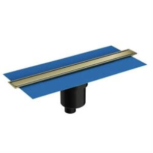 Vitra 59980560000 Eco Flow Dk100 40cm Duş Kanalı - Parlak Altın Alttan