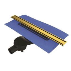 Vitra 59980559000 Eco Flow Dk100 40cm Duş Kanalı - Parlak Altın Yandan - 5702701