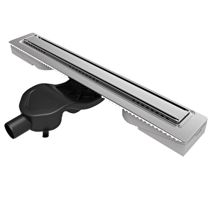 Vitra 5701216 Elegant V-flow Dk100 60 Cm Duş Kanalı, Krom, Yandan