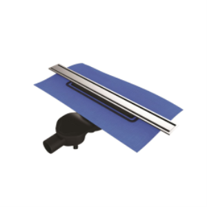 Vitra 59980476000 Eco-flow V-flow Dk100 40 Cm Duş Kanalı - Mat Krom Yandan