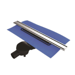 Vitra 59980480000 Eco-flow V-flow Dk100 60 Cm Duş Kanalı - Mat Krom Yandan