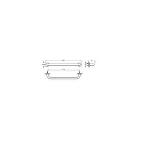 Vitra Arkitekta A44277 Uzun Havluluk 475mm