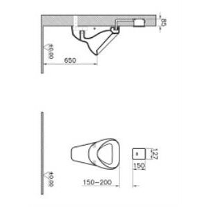 Vitra Pisuvar Yıkama Sistemi 310-2910 Temassız - Elektrikli - Parlak Krom