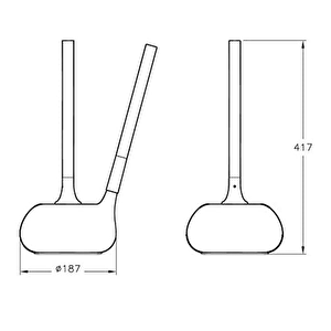 Vitra İstanbul A48048 Tuvalet Fırçalığı Yerden