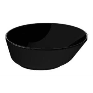 Vitra Geo Çanak Lavabo 7421b070-0016 Yuvarlak - Kompakt - 40x38 Cm - Armatür Deliksiz - Su Taşma Deliksiz - Siyah