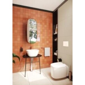 Vitra Plural Çanak Lavabo 7811b401-0016 Oval - Kompakt - 45x38 Cm - Armatür Deliksiz - Su Taşma Deliksiz - Clean - Mat Beyaz