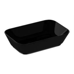 Vitra Geo Çanak Lavabo 7425b070-0016 Dikdörtgen - 60x39 Cm - Armatür Deliksiz - Su Taşma Deliksiz - Siyah