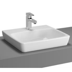 Vitra Metropole Çanak Lavabo 5661b003-0937 Dikdörtgen - Kompakt - 50x46 Cm - Tek Armatür Delikli - Su Taşma Deliksiz - Beyaz