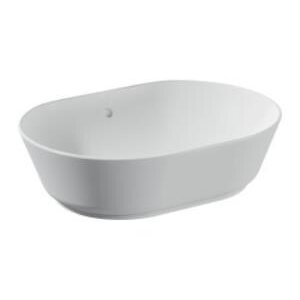 Vitra Geo Çanak Lavabo 7427b003-0012 Oval - 55x40 Cm - Armatür Deliksiz - Su Taşma Delikli - Beyaz
