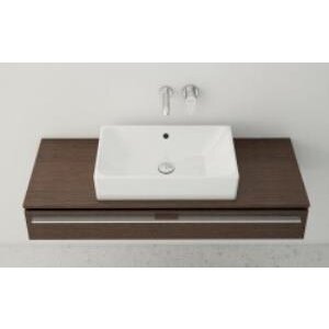 Vitra Nuo Çanak Lavabo 7436b003-0012 Dikdörtgen - Kompakt - 50x38 Cm - Armatür Deliksiz - Su Taşma Delikli - Beyaz