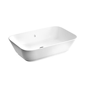 Vitra Geo Çanak Lavabo 7425b003-0012 Dikdörtgen - 60x39 Cm - Armatür Deliksiz - Su Taşma Delikli - Beyaz