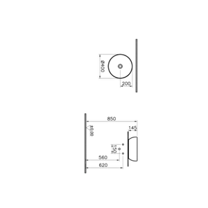 Vitra Outline Çanak Lavabo 5992b403-0016 Yuvarlak - Kompakt - 40x40 Cm - Armatür Deliksiz - Su Taşma Deliksiz - Clean - Beyaz