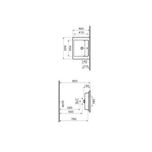 Vitra Integra 7055b003-0001 Etajerli Lavabo, 60 Cm, Beyaz