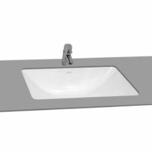 Vitra S20 Tezgahaltı Lavabo 5339b003-0012 Dikdörtgen - 55x42 Cm - Armatür Deliksiz - Su Taşma Delikli - Beyaz