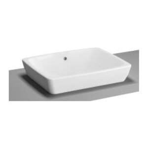 Vitra Metropole Çanak Lavabo 5667b003-0012 Dikdörtgen - Kompakt - 50x40 Cm - Armatür Deliksiz - Su Taşma Delikli - Beyaz