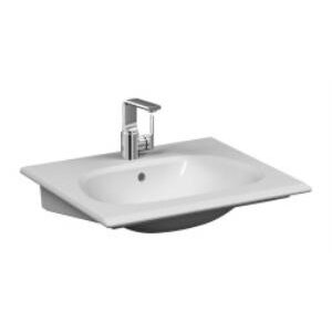 Vitra Frame Etajerli Lavabo 5707b403-0001 Dikdörtgen - 65x54 Cm - Tek Armatür Delikli - Su Taşma Delikli - Clean - Beyaz
