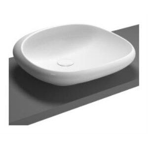 Vitra İstanbul Çanak Lavabo 4520b403-0016 Dikdörtgen - 55x52 Cm - Armatür Deliksiz - Su Taşma Deliksiz - Clean - Beyaz