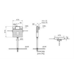 Vitra V8 Helataşları Için Gömme Rezervuar 768-1700-01 Helataşları - 3/6 L