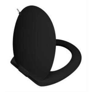 Vitra İstanbul Klozet Kapağı 166-070-009 Duroplast - Üstten Sıkmalı - Yavaş Kapanır - Metal Menteşeli - Aydınlatmalı - Siyah