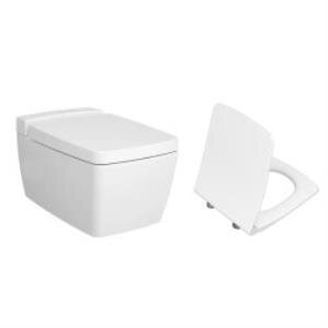 Vitra Metropole Vitrafresh Kanallı Asma Klozet Ve Soft Slim Kapak Takımı - Beyaz