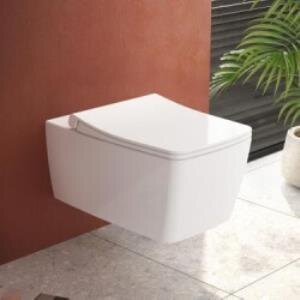 Vitra Metropole Rim-ex Asma Klozet Ve Soft Slim Kapak Seti - Beyaz