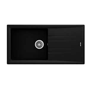 Stone 60 L-tg  Metallic Black Granit Eviye 115330003