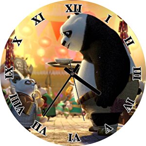 Kung Fu Panda Tatili Duvar Saati