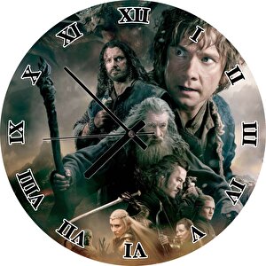 Yüzüklerin Efendisi Hobbit Beş Ordunun Savaşı Duvar Saati