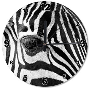 Zebra Gözü Ahşap Duvar Saati