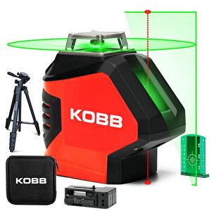 Kbl88gtp 25 Metre Profesyonel Yatay 360° Ve Dikey Otomatik Hizalamalı Nokta Şakül Ve Yeşil Çapraz Çizgi Lazer Distomat + Trip