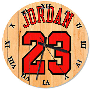 Jordan 23 Wallpaper Akarlı Duvar Saati