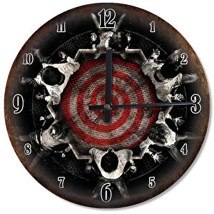 Saw Vi Testere 6 Analog Duvar Saati