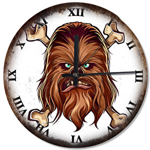 Star Wars Chewbacca Sessiz Duvar Saati