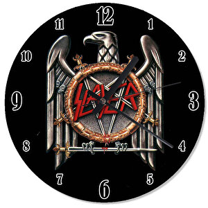 Slayer Metal Müzik Duvar Saati