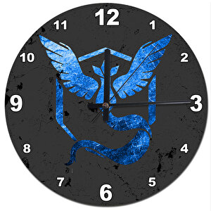 Pokemon Go Team Mystic Sessiz Duvar Saati