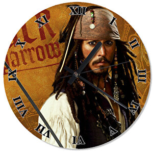 Jack Sparrow Analog Duvar Saati
